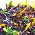 Red Cabbage Slaw with Cilantro & Pumpkin Seeds